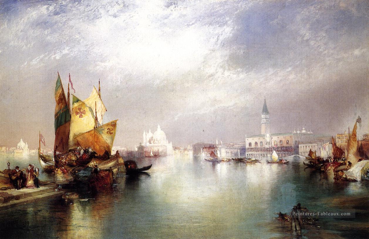 La splendeur de Venise paysage marin Thomas Moran Peintures à l'huile